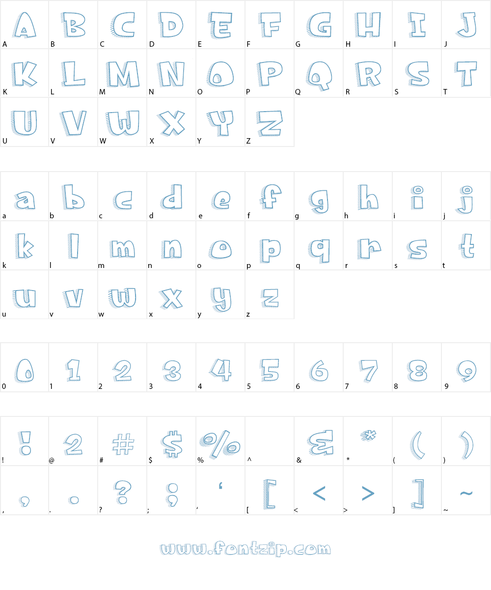 Francis Nico V 0.2 Font Character
